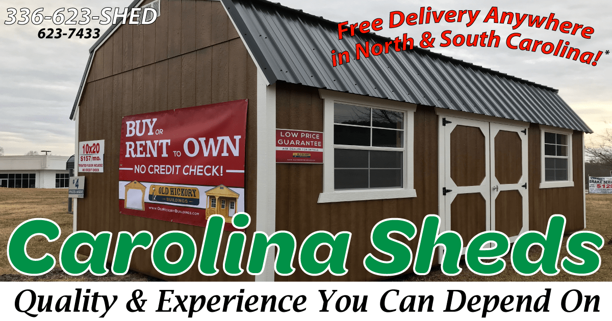 Carolina Sheds Shop for Wood Sheds in Eden North Carolina 27288